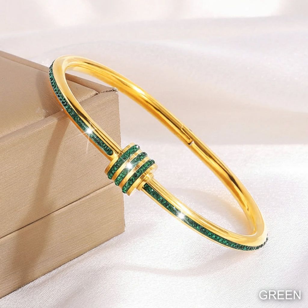Lana CZ Hinged Waterproof Bracelet