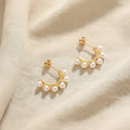 Karen Mini Pearl Hoops
