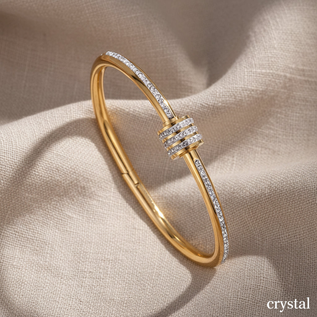 Lana CZ Hinged Waterproof Bracelet