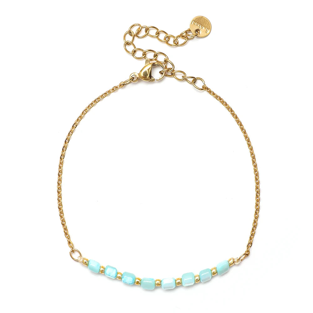 Crystal Shell Gold Bracelet