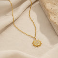 Starburst Medallion Necklace