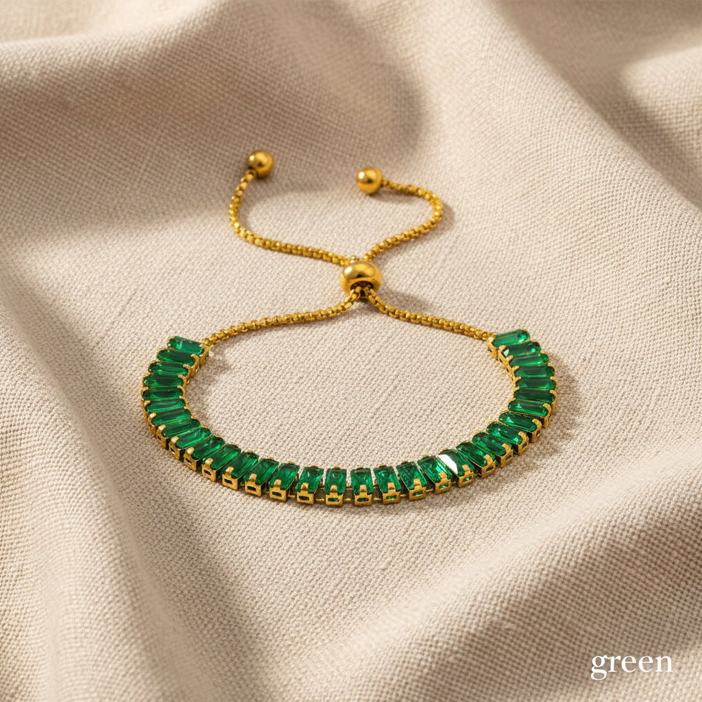 Sunny Sparkling CZ Waterproof Adjustable Bracelet