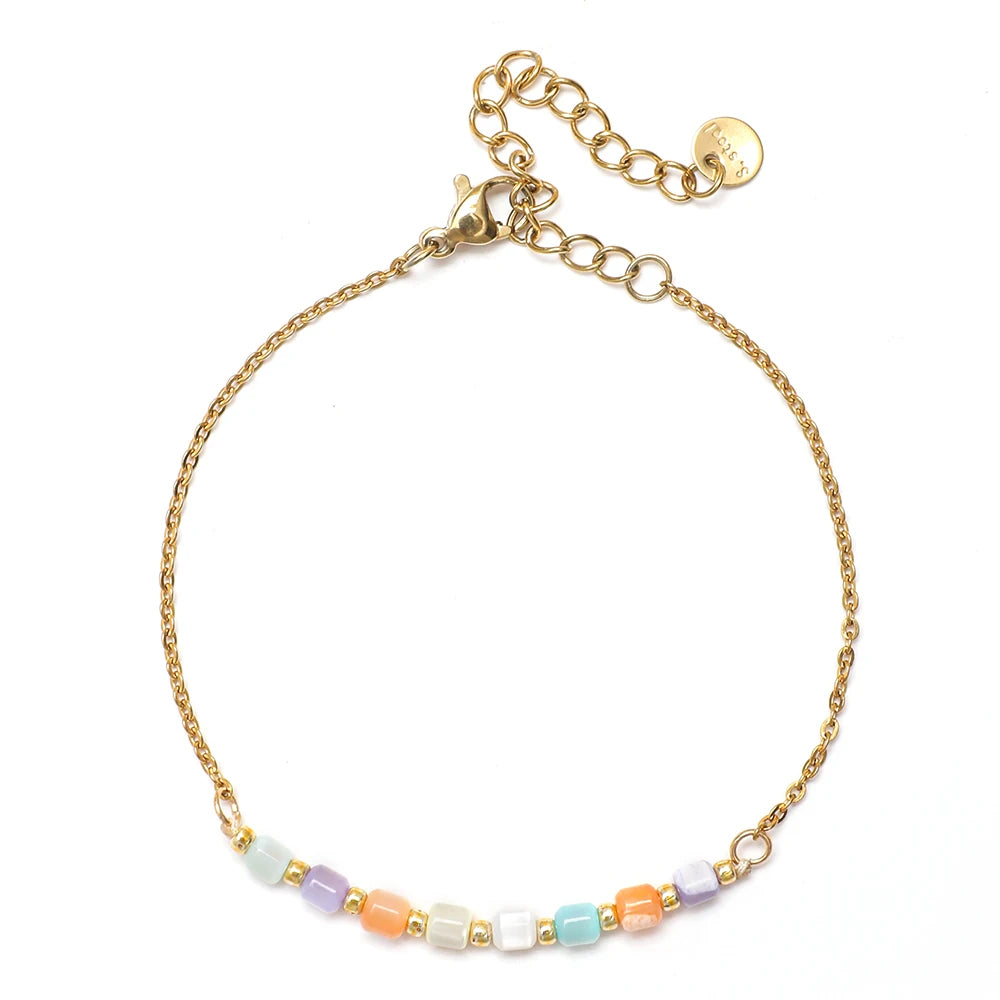 Crystal Shell Gold Bracelet