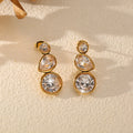 Gloria CZ Dangle Waterproof Earrings
