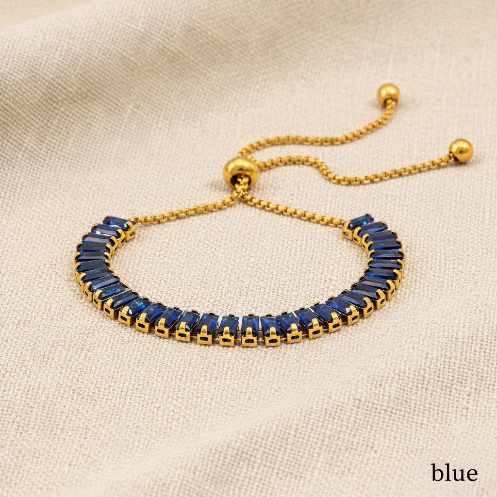 Sunny Sparkling CZ Waterproof Adjustable Bracelet