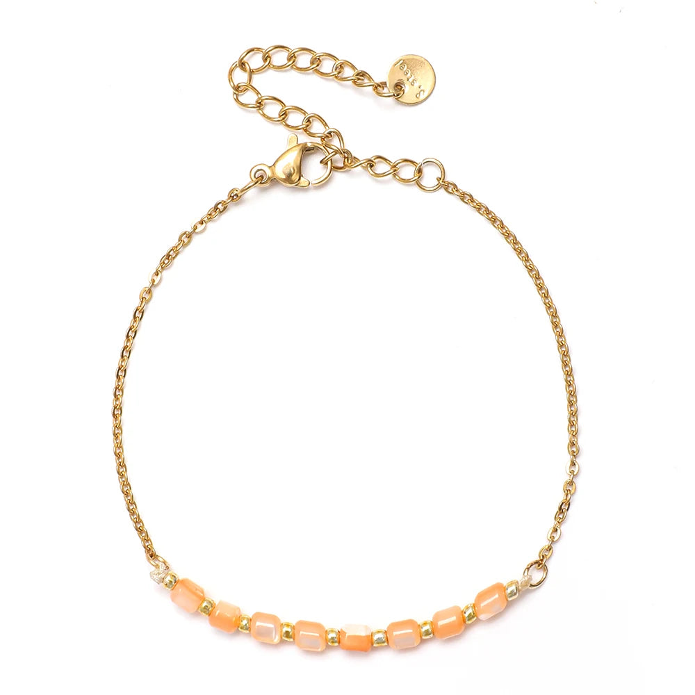 Crystal Shell Gold Bracelet