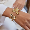 Flower Cuff Bracelet