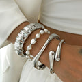 Stackable Silver Bangles