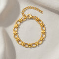 Gold XOXO Chain Stackable Bracelets