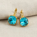 Bianca Aqua Stone Waterproof Drop Earrings