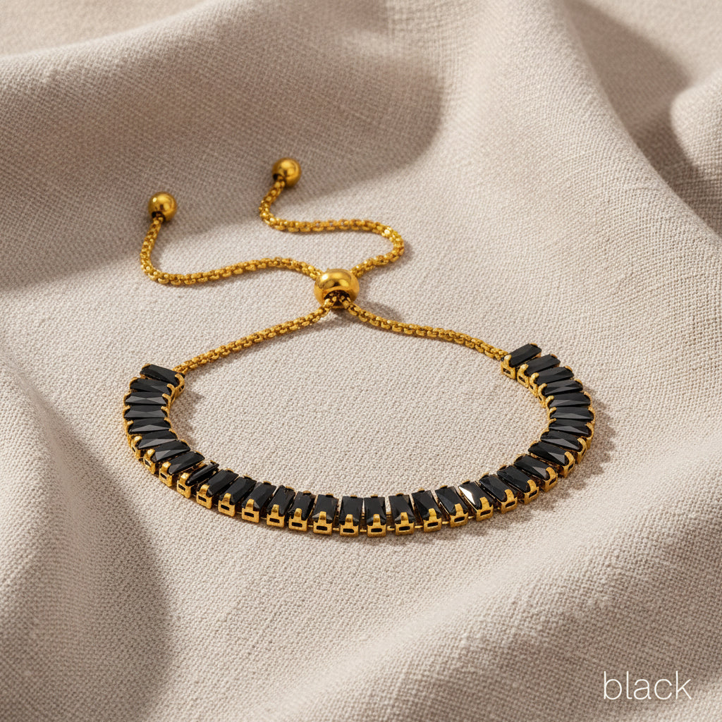 Sunny Sparkling CZ Waterproof Adjustable Bracelet