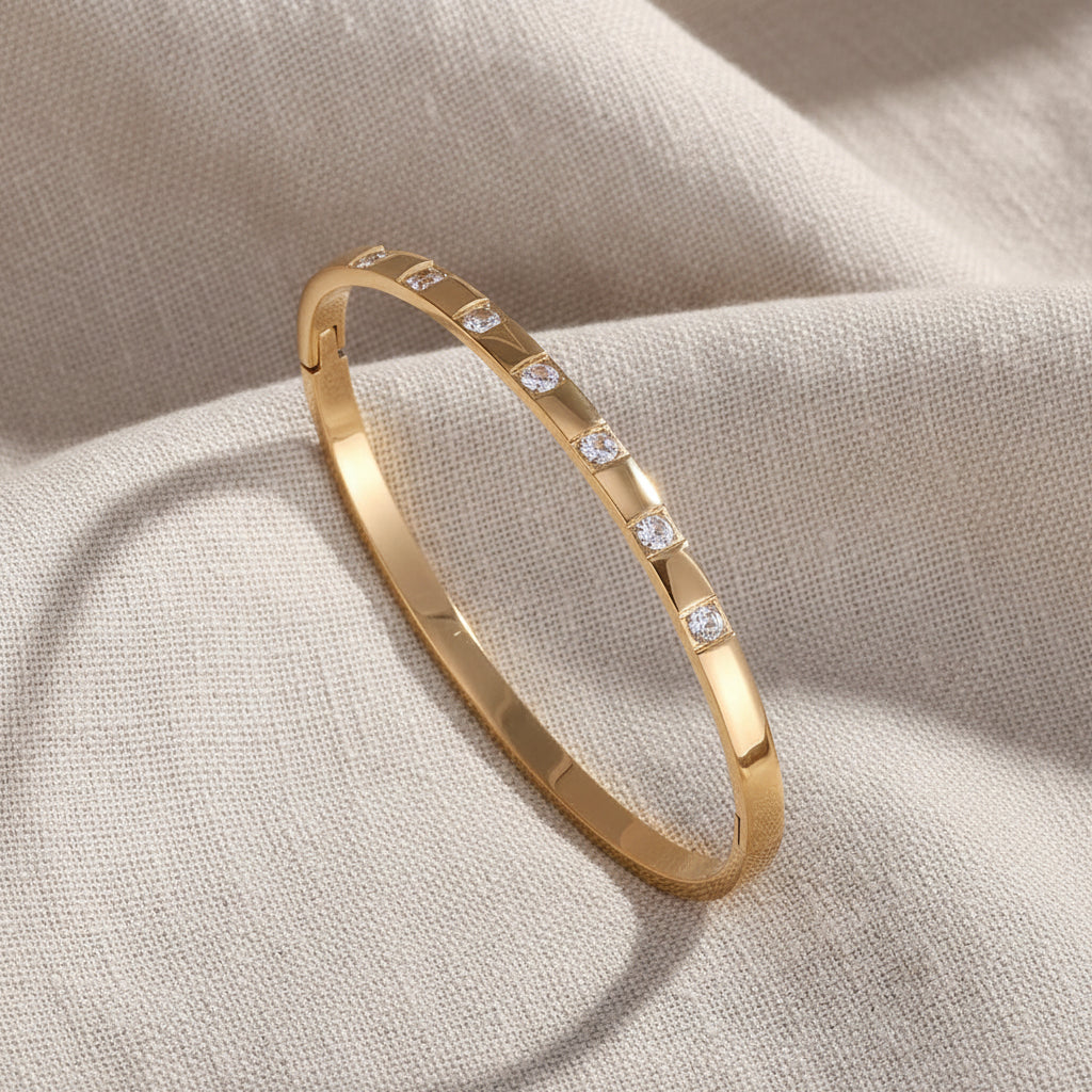 Status Triple Stacked Bangle Bracelets