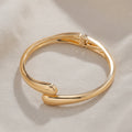 Statement Gold Sculptural Bracelet