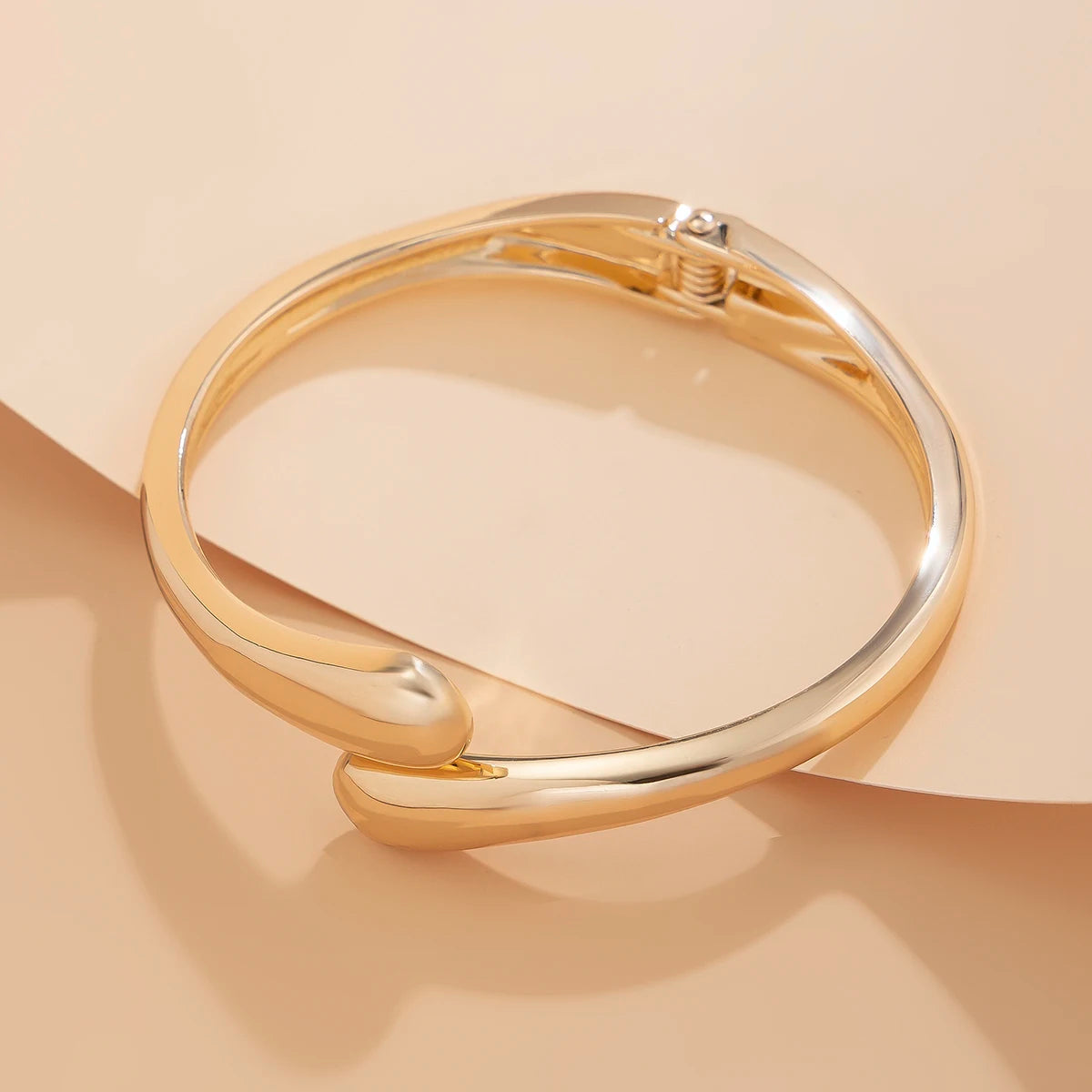 Statement Gold Sculptural Cuff