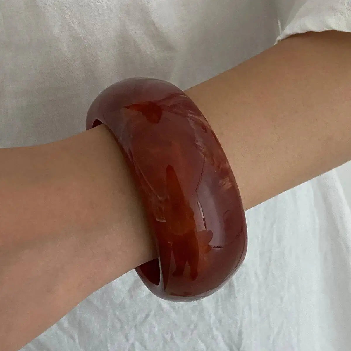 Stackable Statement Resin Bracelets