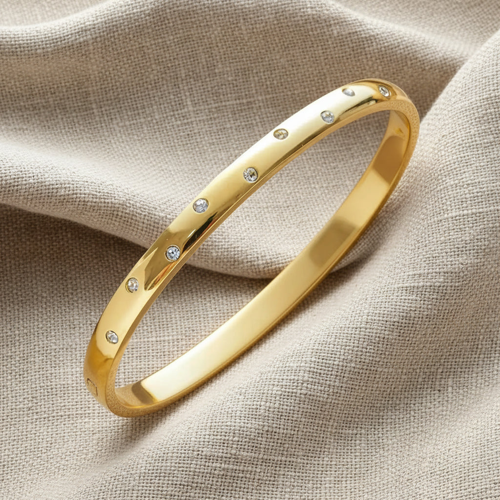 Status Triple Stacked Bangle Bracelets