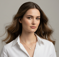 Ella Crystal Gold Necklace