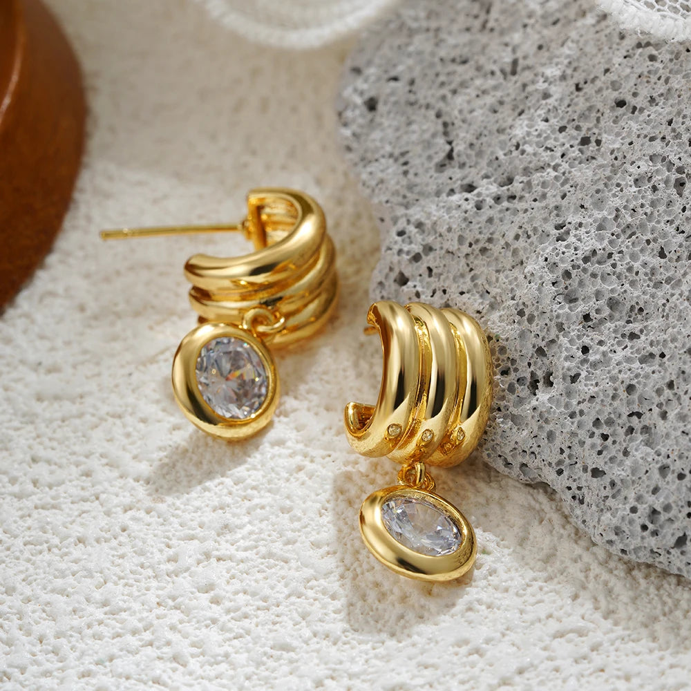 Marissa Crystal Drop Earrings