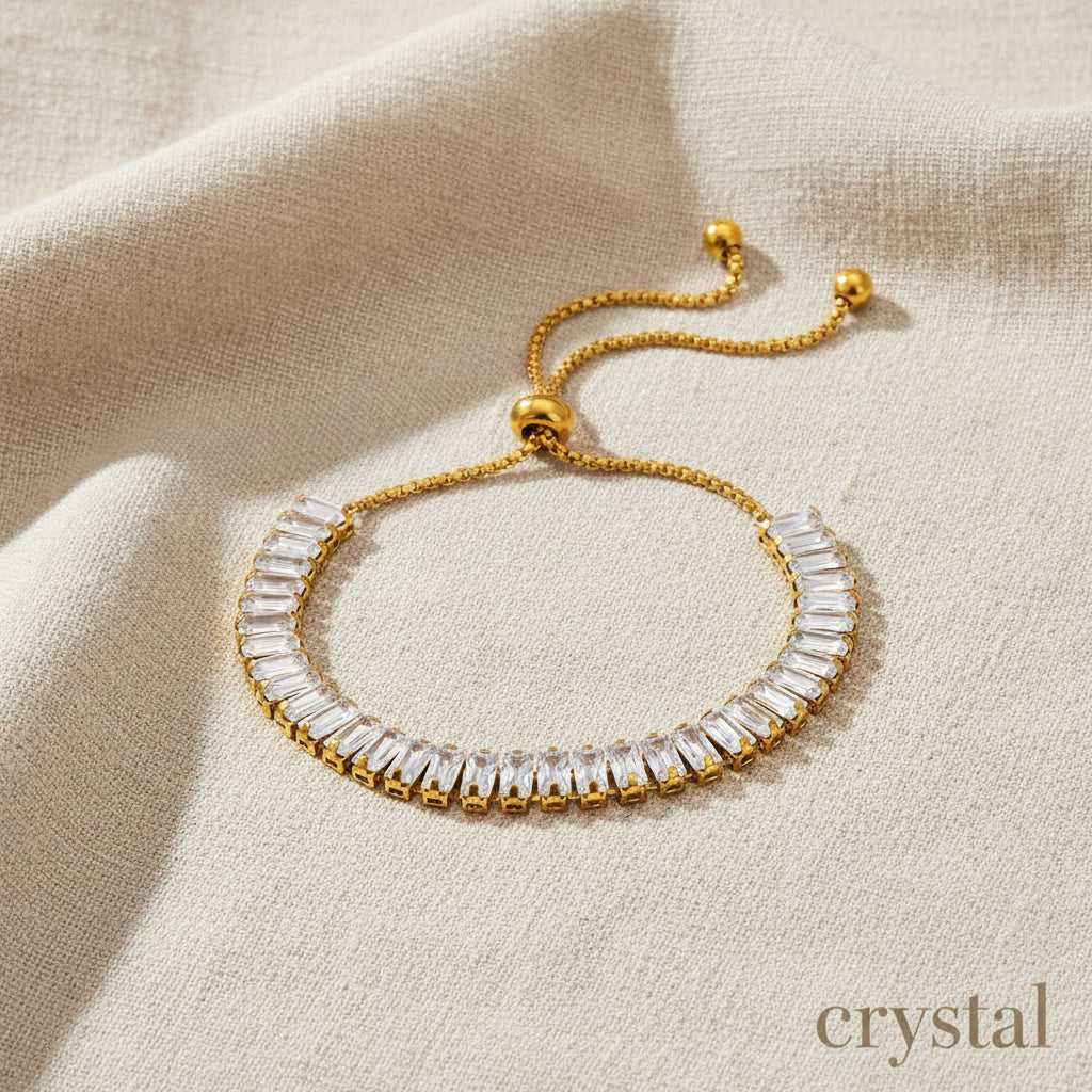 Sunny Sparkling CZ Waterproof Adjustable Bracelet