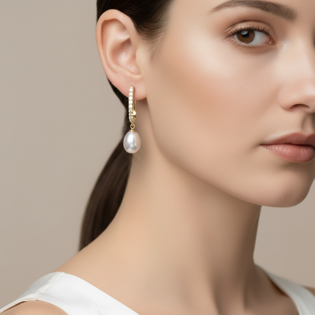 Madison Freshwater Pearl Drop Earrings